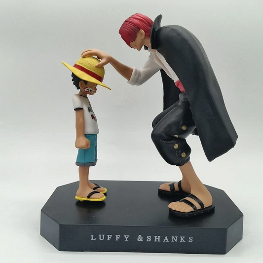 LUFFY Y SHANKS: ONE PIECE 18 CM